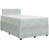  Boxspring krevet s madracem Svjetlosiva 120 x 190 cm Bar&amp;scaron;un Slike