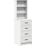  Highboard s ladicama Bijelo 40 x 41 x 135 cm Konstruirano drvo | Eponuda.com