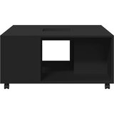  Stolić za kavu crni 80 x 80 x 40 cm od konstruiranog drva | Eponuda.com