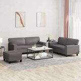  3-dijelni set sofa sivi od umjetne kože | shoptok.hr