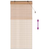 Rolo zavjesa Smeđa 110 x 220 cm Bambus | shoptok.hr