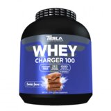 Tesla nutrition tesla whey protein charger 100 2.27kg – bela čokolada - jagoda Cene
