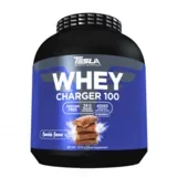 tesla whey protein charger 100 2.27kg – bela čokolada - jagoda