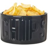 Balvi Črna keramična skledica za serviranje 1 l Chips – | Shoptok.si