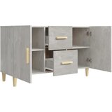  Komoda siva boja betona 100x36x60 cm od konstruiranog drva | shoptok.hr