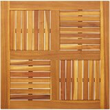 vidaXL Stolna ploča 80x80x2,2 cm četvrtasta od masivnog drva bagrema | shoptok.hr
