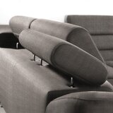 Hom`in KOTNA SEDEŽNA GARNITURA, tkanina krem barve, siva | Shoptok.si