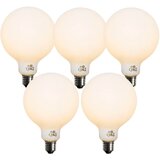 LUEDD Komplet 5 E27 zatemljiva LED žarnica Opal G125 5W 450lm 2200K Cene