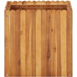  Vrtna posuda za sadnju od masivnog bagremovog drva 50x50x50 cm | Eponuda.com