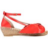 M-ISHKA Ženske sandale Wedges koralno crvene | Eponuda.com