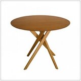  Trpezarijski sto Eco 1 furnir orah/Bajc 17 fi 1100 mm | ePonuda.com