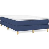 Maison Chic Box spring postelja - Vzmetna postelja z vzmetnico moder 120x200 cm blago SL12664, (21881993) | Shoptok.si