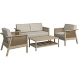 Ambia Garden LOUNGE GARNITURA akacija masivno | Shoptok.si