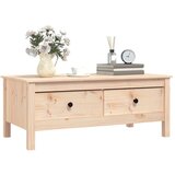  Klubska mizica 100x50x40 cm trdna borovina, (20711422) | Shoptok.si