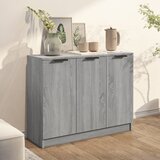  Komoda boja sivog hrasta sonome 90,5x30x70 cm konstruirano drvo | shoptok.hr