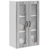 Zidni stakleni ormarić LUCCA Siva sonoma 60 x 31 x 100 cm | Eponuda.ba