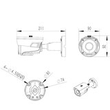 Olimp Sport IP kamera 5.0MP varifocal POE KIP-F500BQ60 | ePonuda.com