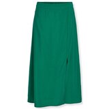 Vila Krila Milla Midi Skirt - Ultramarine Green Zelena Cene