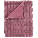 Ružičasta deka od mikropliša 150x200 cm Carved Fur –