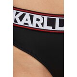 Karl Lagerfeld Spodnji del kopalk črna barva | Shoptok.si