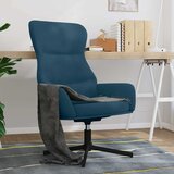  Stolica za opuštanje plava baršunasta | shoptok.hr