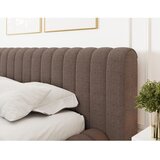 ELTAP Smeđi tapecirani bračni krevet s prostorom za odlaganje s podnicom 180x200 cm Carilla – | shoptok.hr