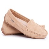 EVENTO Women's Beige Suede Morreno Moccasins | Shoptok.si