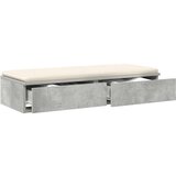  Nočne omarice Betonska siva Inženirski les 90 x 36,5 x 16,5 cm, (22008126) | Shoptok.si