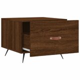  Stolić za kavu smeđa boja hrasta 50x50x40 cm konstruirano drvo | shoptok.hr