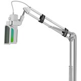 Genesis RADIUM 251 profesionalni mikrofon, namizni / studijski, 192kHz, POP filter, MUTE / GAIN, jack 3.5mm, USB-C, PC, RGB LED, bel, (5000117150) Cene