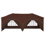  Rastezljivi šator za zabave 575 x 288 x 245 cm Smeđa | shoptok.hr