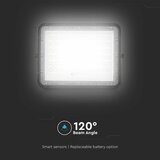  Solarni LED reflektor za spoljašnju upotrebu 15W/3,2V IP65 6400K crni + daljinski upravljač | Eponuda.com