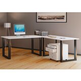 MID.YOU Kotna Pisalna Miza Lona, Bela, Črna | Shoptok.si