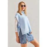 Bianco Lucci Women's Turtleneck Belt Tie Knitwear Sweater | shoptok.hr