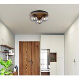 Globo 54343-3 - Stropno svetlo PARSONS 3xE27/40W/230V prečnik 39 cm braon/zadimljeno | Eponuda.com