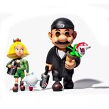 Prestige Figures Mario & Peach - Leon the Professional Edition Cene