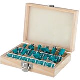 Total 12-dijelni set glodala za drvo (6 mm) (TACSR0121) | shoptok.hr