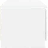 TV ormarić bijeli 140 x 40 x 35,5 cm od konstruiranog drva | shoptok.hr