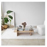 Hanah home sto za dnevnu sobu saga rectangle sapphire transparent | ePonuda.com