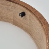  Brilagi - LED RGBW plafonsko svetlo CARVALHO sa prigušiva 1xE27/15W/230V Wi-Fi, hrast, prečnik 27,5 cm | Eponuda.com