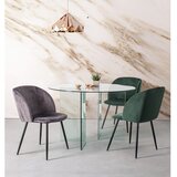 BIZZOTTO Steklena okrogla jedilna miza ø 130 cm Iride – | Shoptok.si