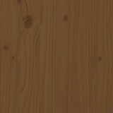  Posteljno vzglavje medeno rjavo 125,5x4x100 cm trdna borovina, (20645791) | Shoptok.si