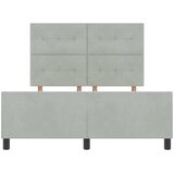  s opruga kutije Svjetlosiva 140 x 190 cm Baršun | shoptok.hr