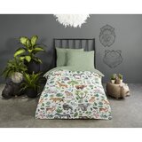 Good Morning Zelena bombažna otroška posteljnina za otroško posteljico 100x135 cm Samba – | Shoptok.si