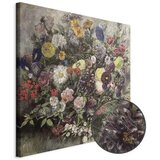  Slika - Eugène Delacroix – Bouquet of Flowers 80x80 Premium Print | shoptok.hr