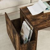  Stolić za kavu Dimljeni hrast 90 x 45 x 35 cm Konstruirano drvo | shoptok.hr