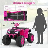  24V električni štirikolesnik z brezžično povezavo, roza | Shoptok.si