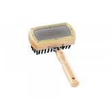 Nobby četka za pse nature line drvena dvostrana | ePonuda.com
