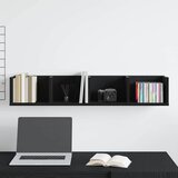  Polica na zidu Crni hrast 100 x 18 x 18 cm Konstruirano drvo | shoptok.hr