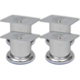  Okrugle noge za kauč 8 kom kromirane 60 mm | Eponuda.com